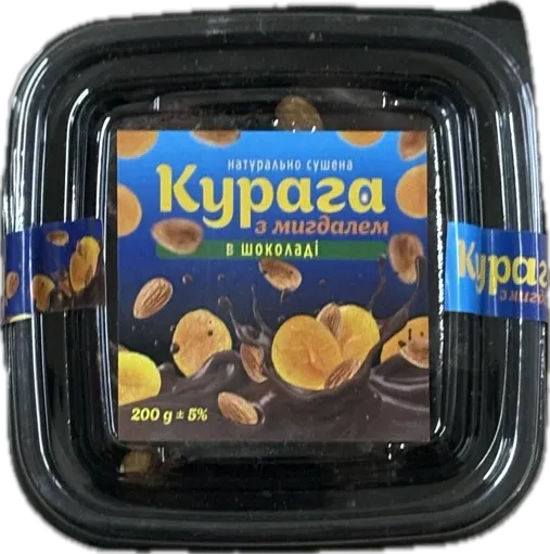 Курага з мигдалем в шоколаді